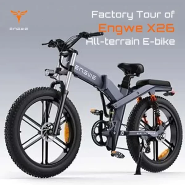 ENGWE X26 All-Terrain E-Bike: 62Mile Longest Range