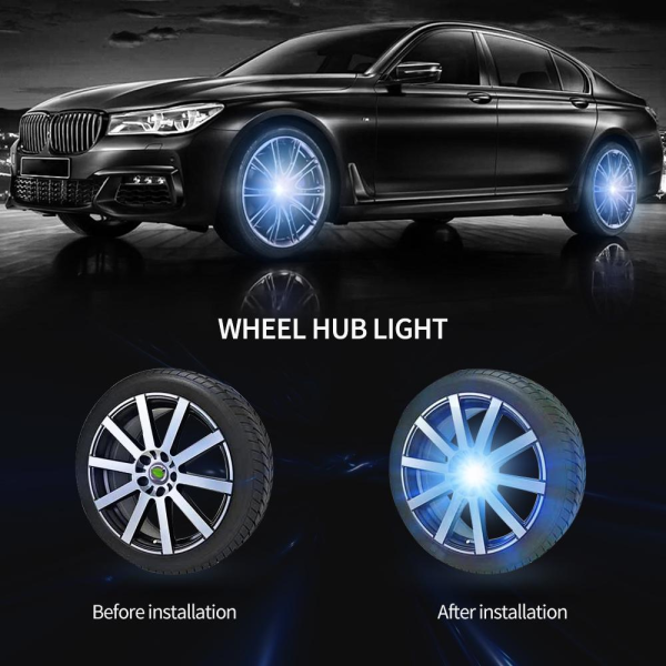 🔥Magnetic Suspension LED Floating Wheel Cap 2024 Version 4PC