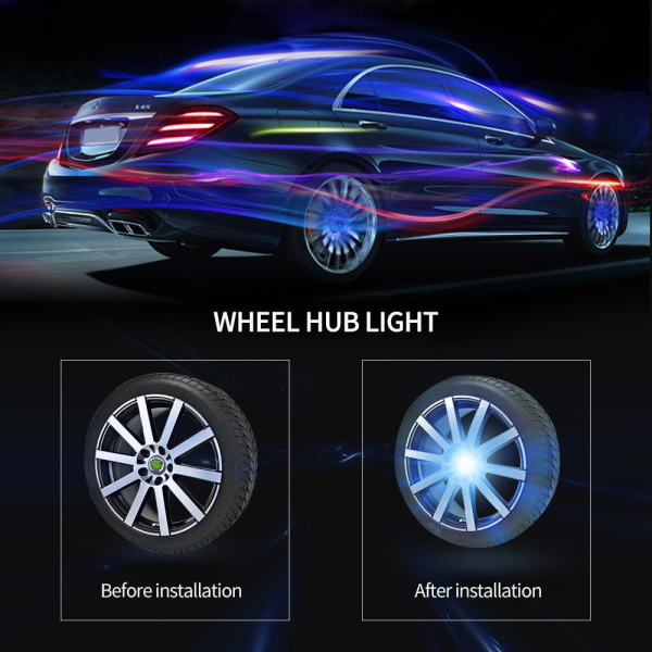 🔥Magnetic Suspension LED Floating Wheel Cap 2024 Version 4PC